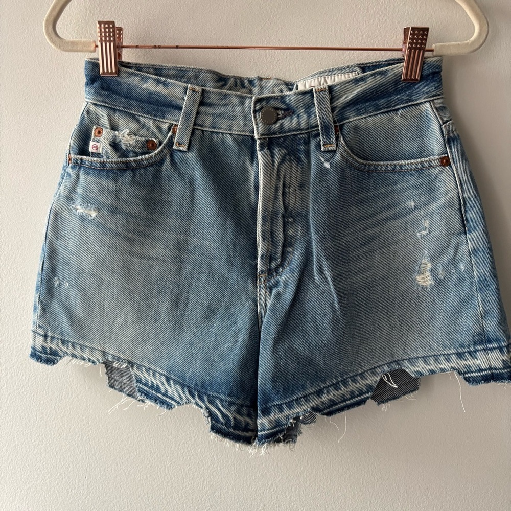 AG Jeans Alexxis Shorts in 21 Years Coastal Bay Sz 25 - Picture 2 of 5